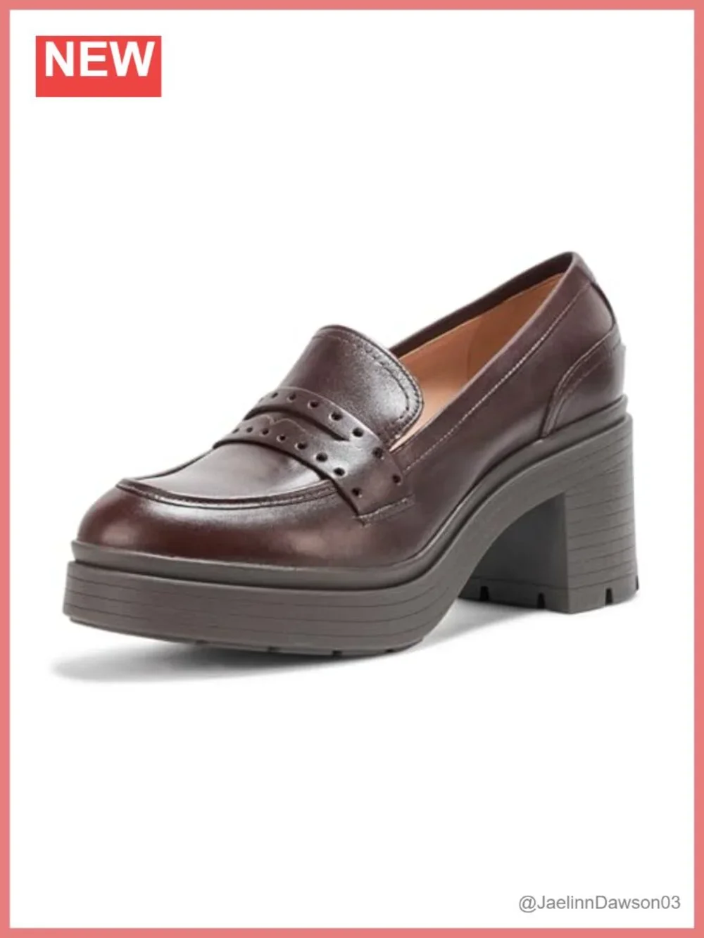 Women's Leather Penny Loafers Slip-Ons with Cushioning
